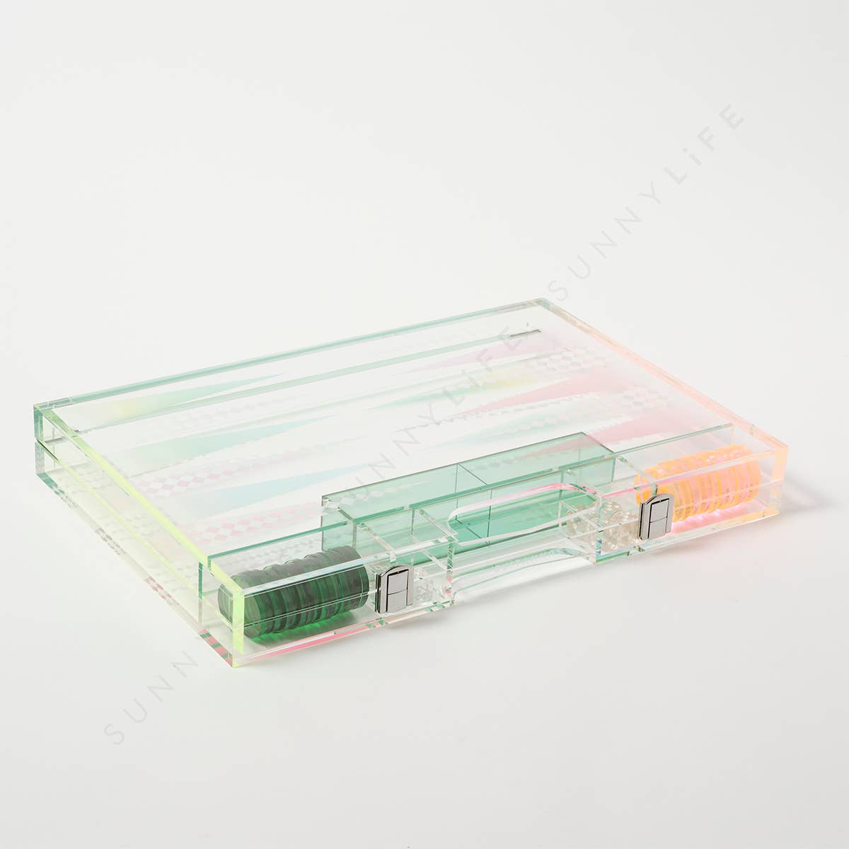 Sunnylife - Ombre Lucite Backgammon Sherbert
