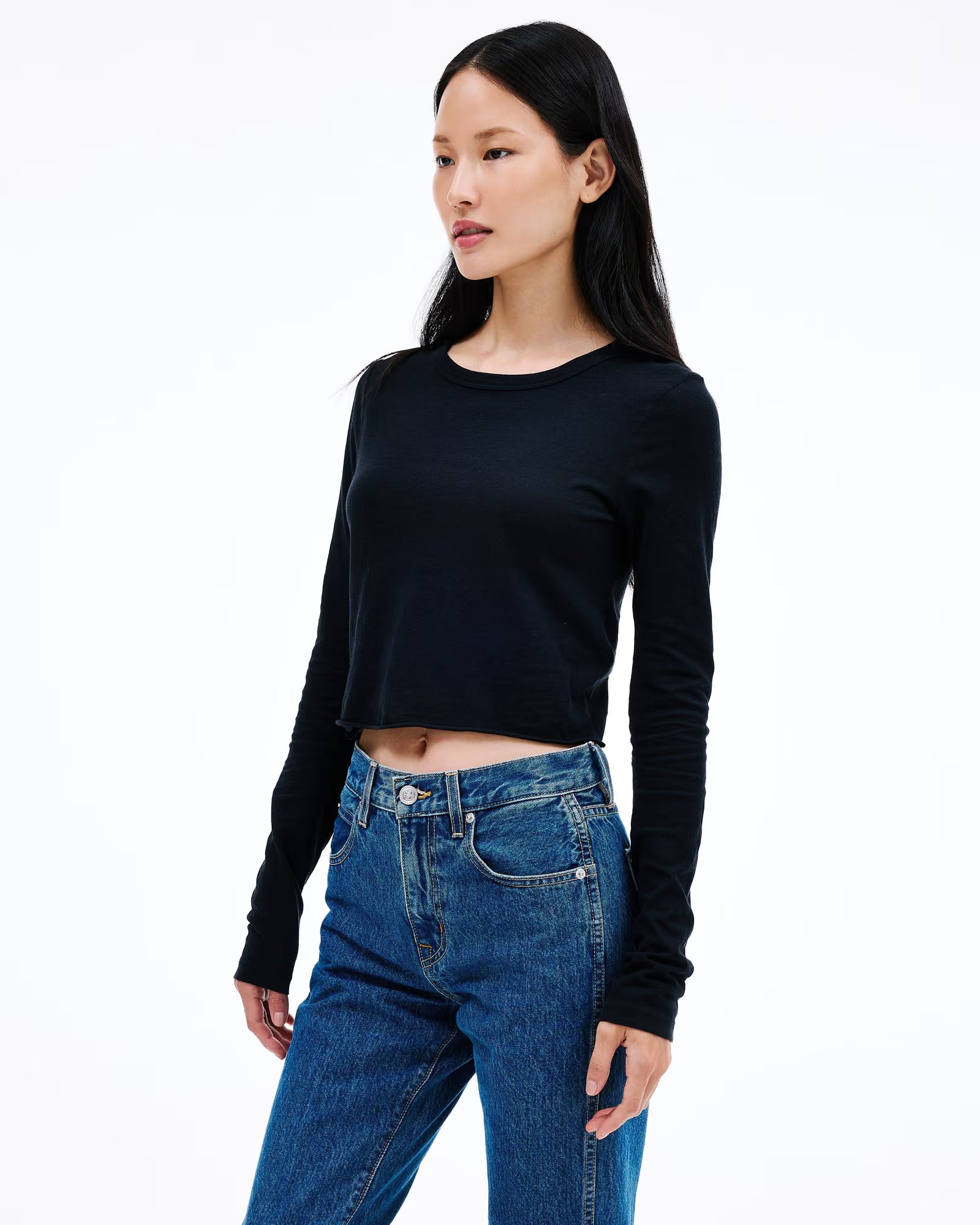 Baby Long Sleeve Crop Tee