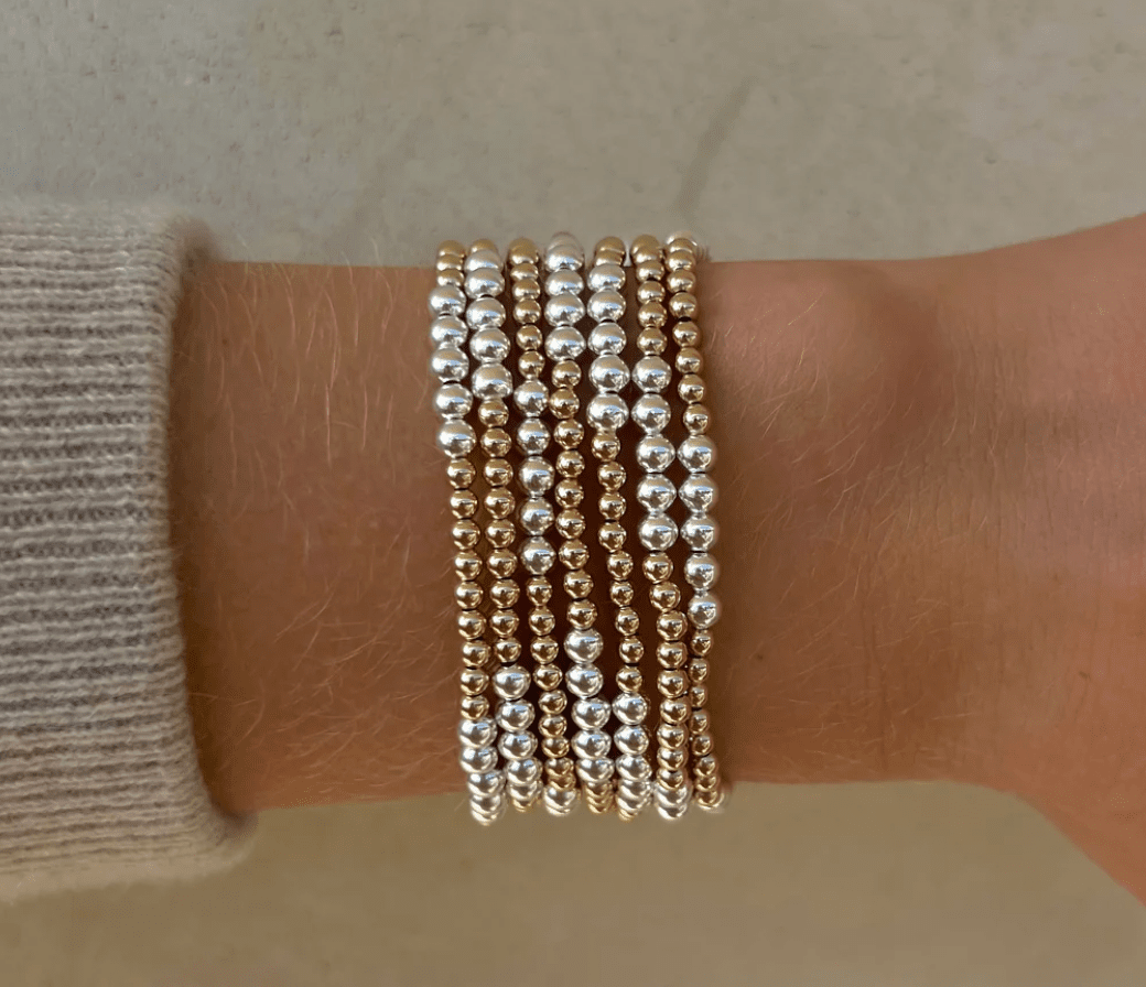 3MM/4MM Mixed Bead Bracelet - Detour Boutiques