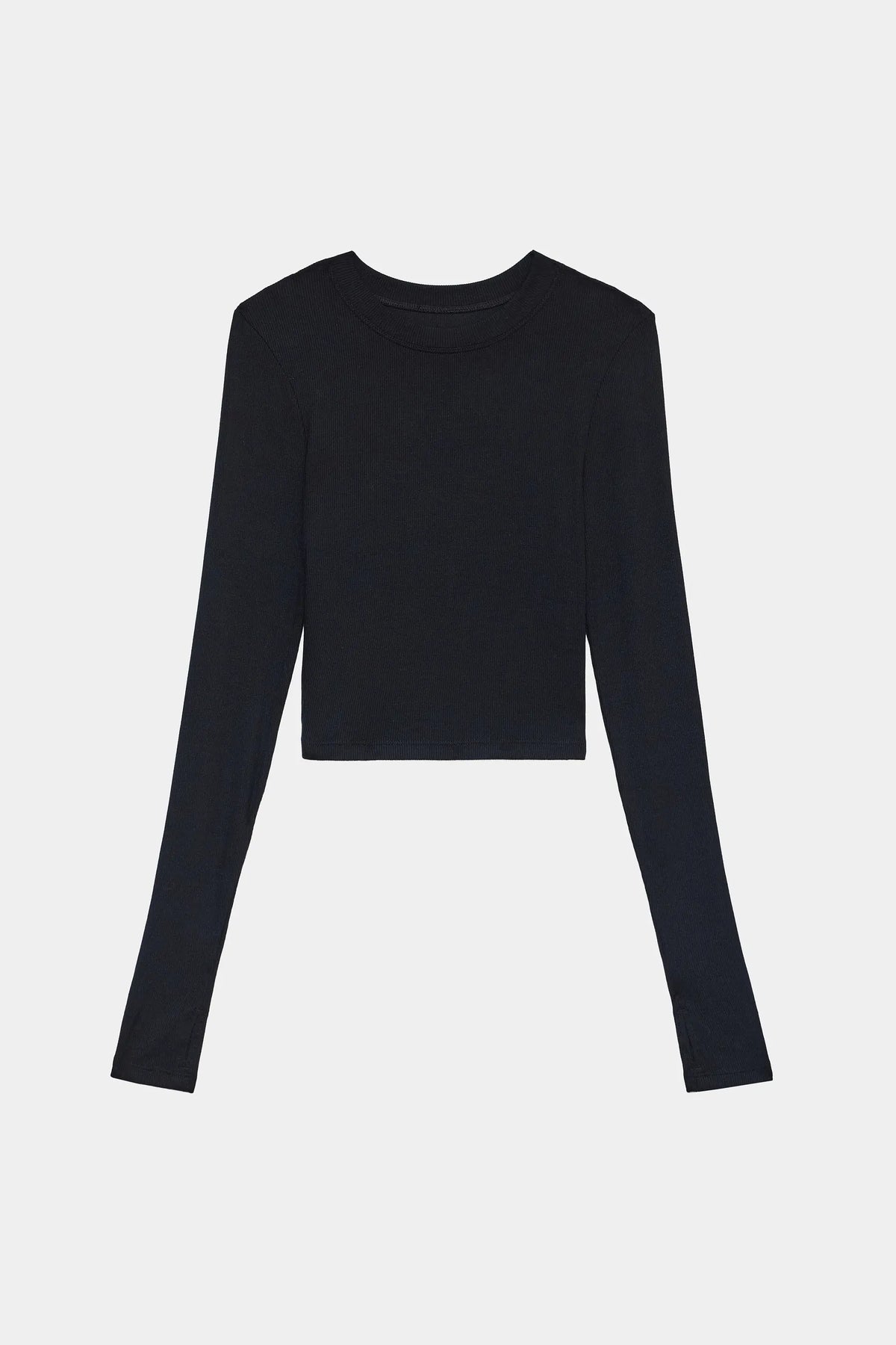 Louise Rib Long Sleeve Crop