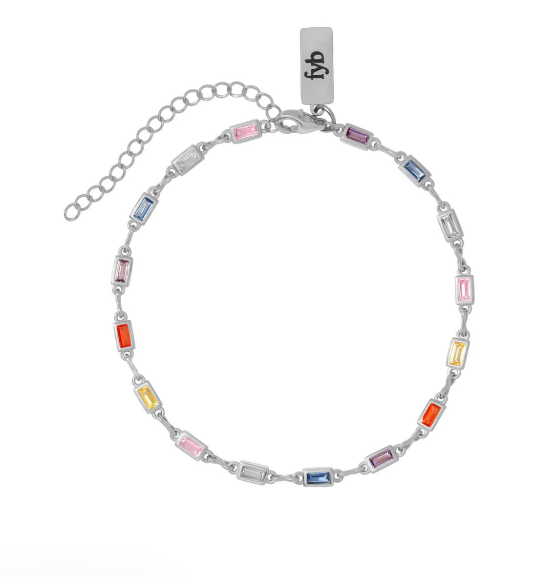 RILEY ANKLET SILVER