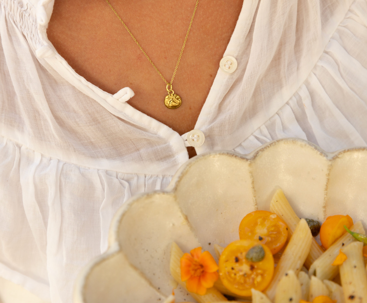 Tomato Necklace