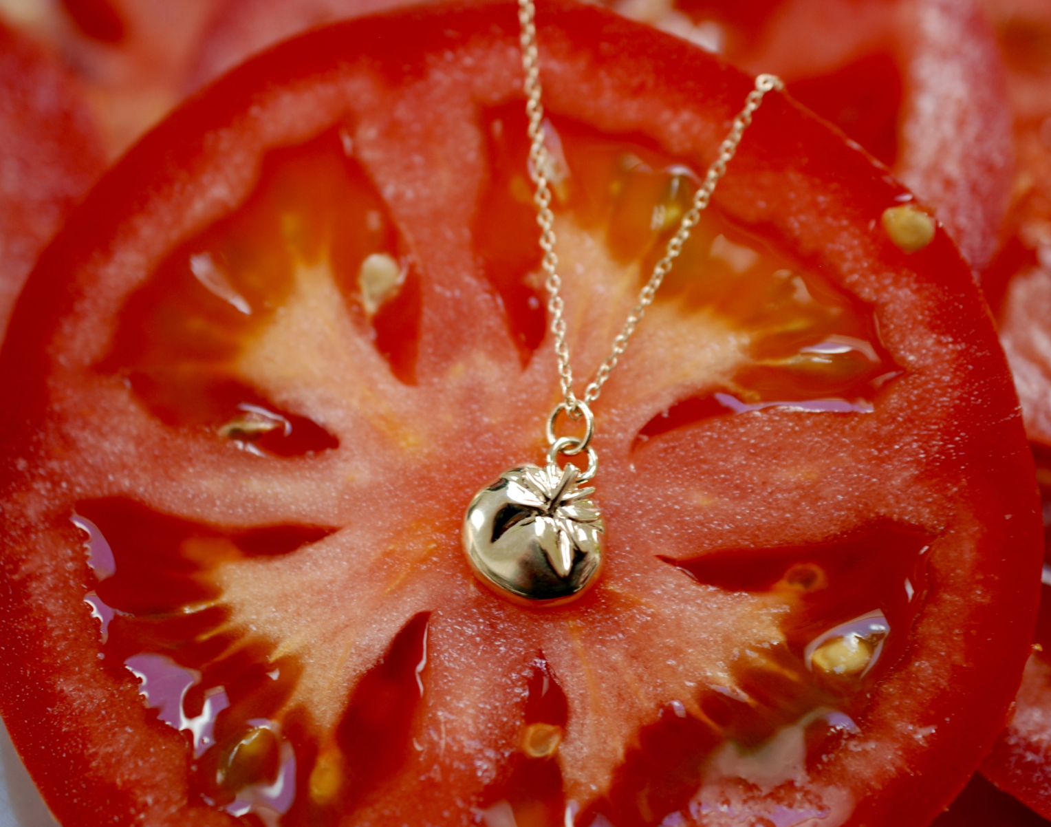 Tomato Necklace