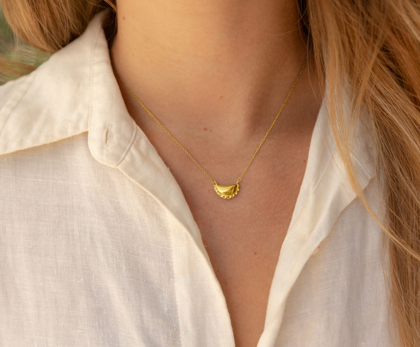 Pierogi Necklace