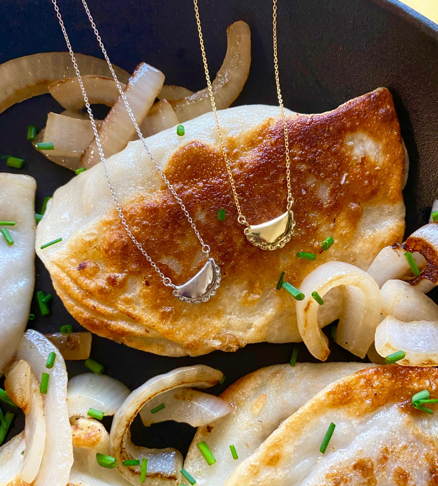 Pierogi Necklace