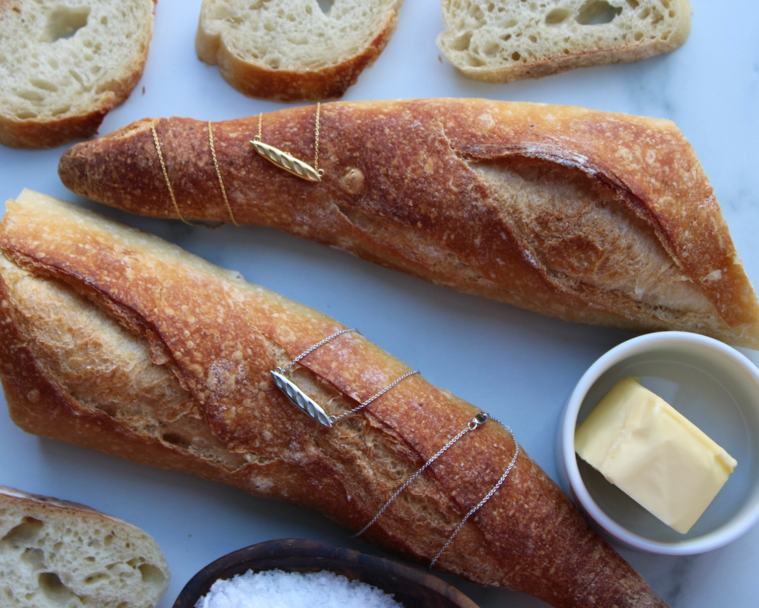 Baguette Necklace