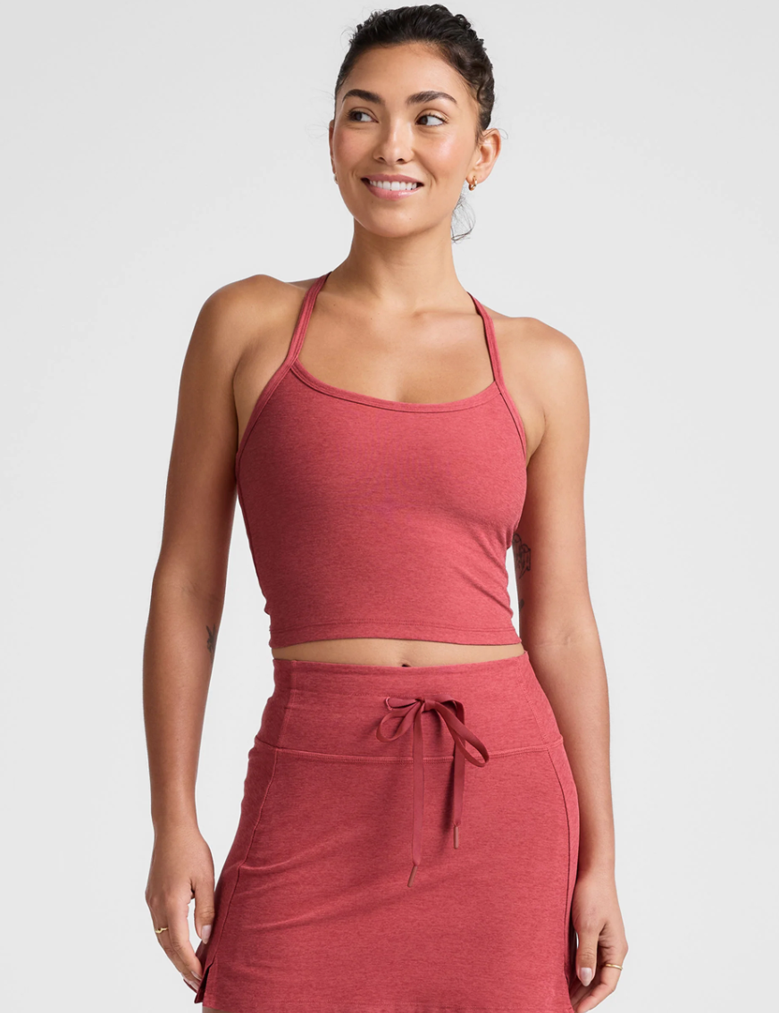 Spacedye Slim Racerback Cropped Tank