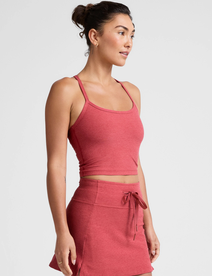 Spacedye Slim Racerback Cropped Tank