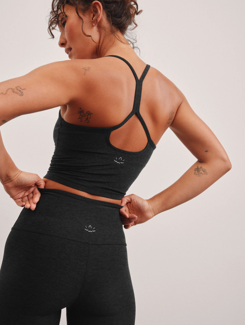 Spacedye Slim Racerback Cropped Tank