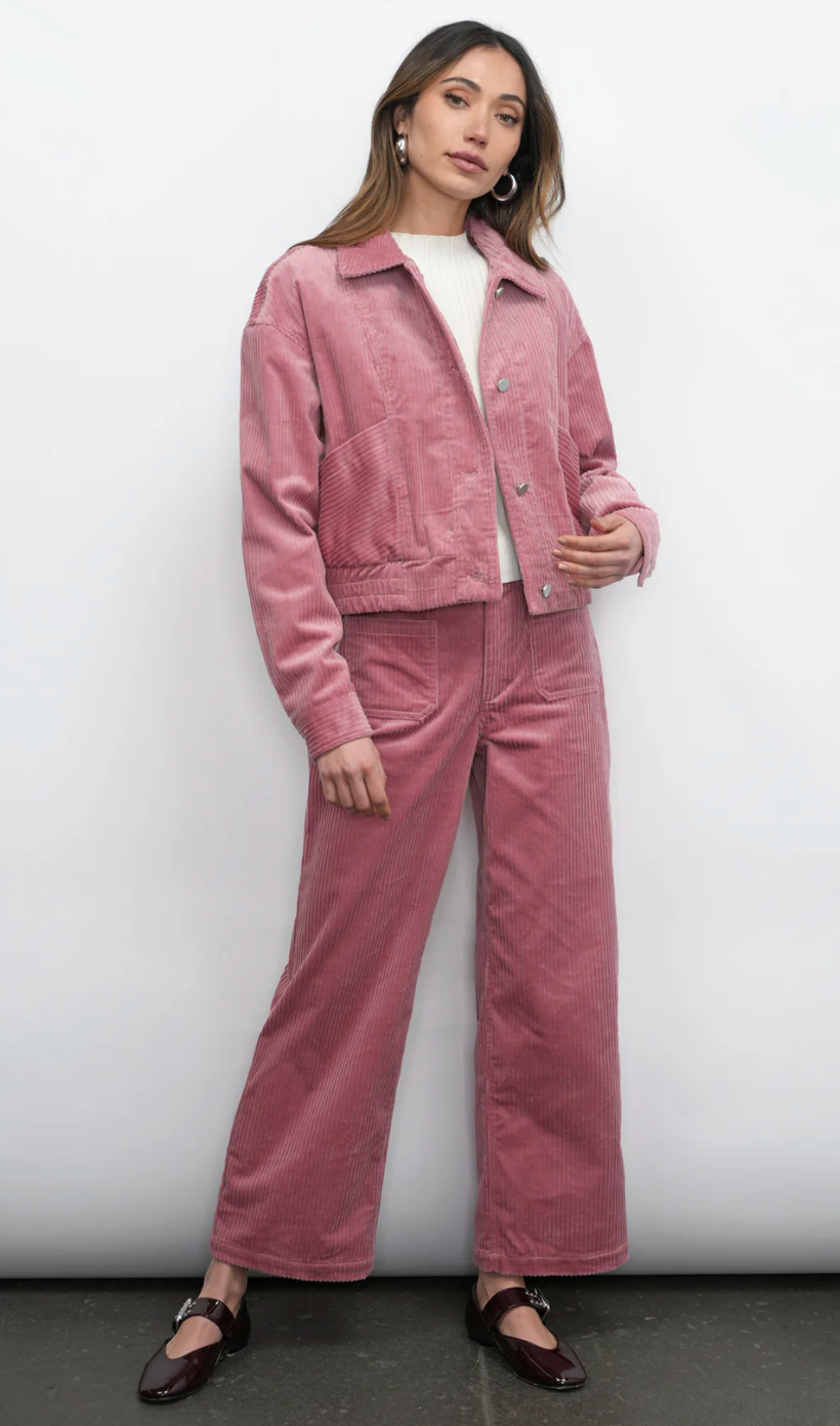 Deena Straight Leg Corduroy Pants