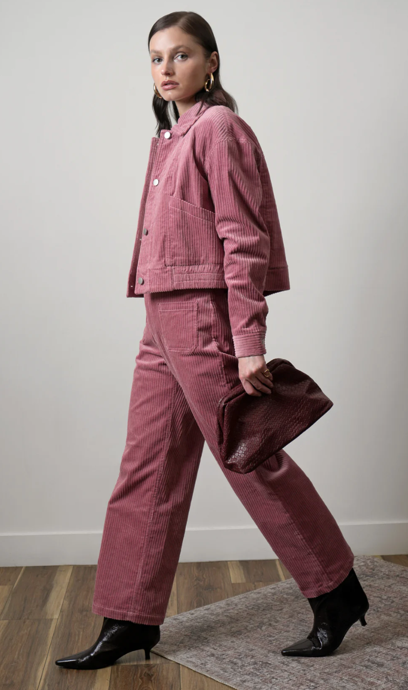 Deena Straight Leg Corduroy Pants