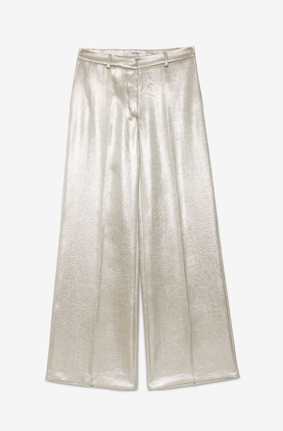 Shiny-effect trousers