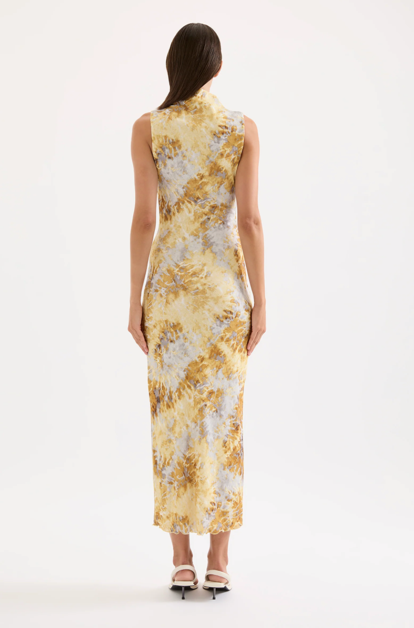 LUMINE MESH MAXI DRESS