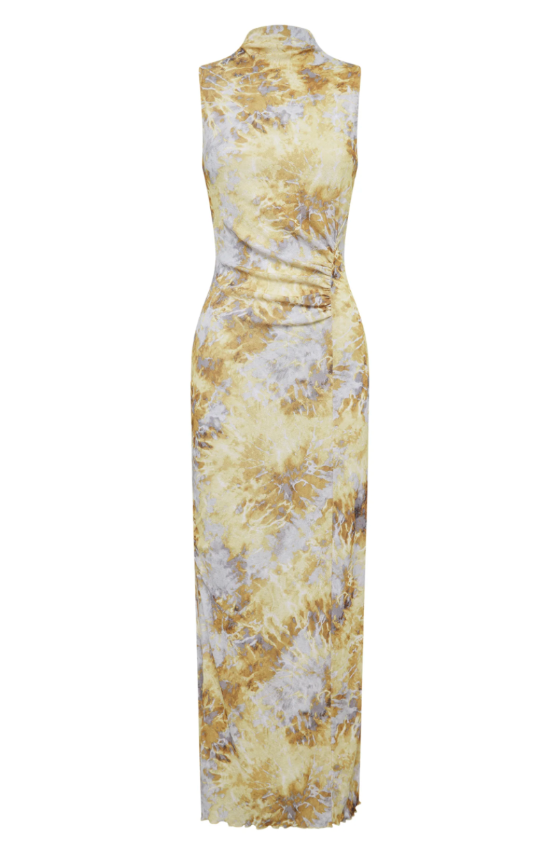 LUMINE MESH MAXI DRESS