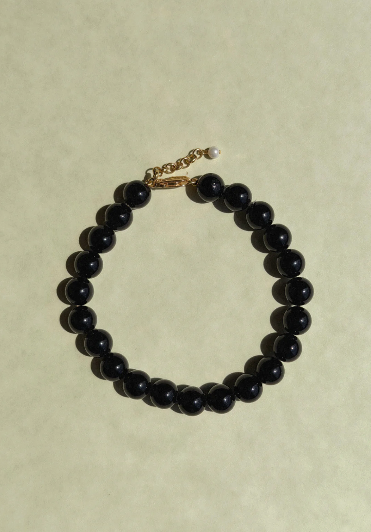 PALOMA ANKLET BLACK ONYX