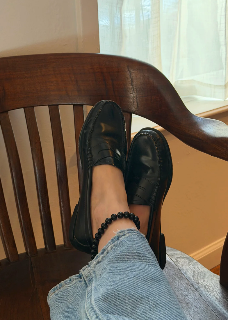 PALOMA ANKLET BLACK ONYX
