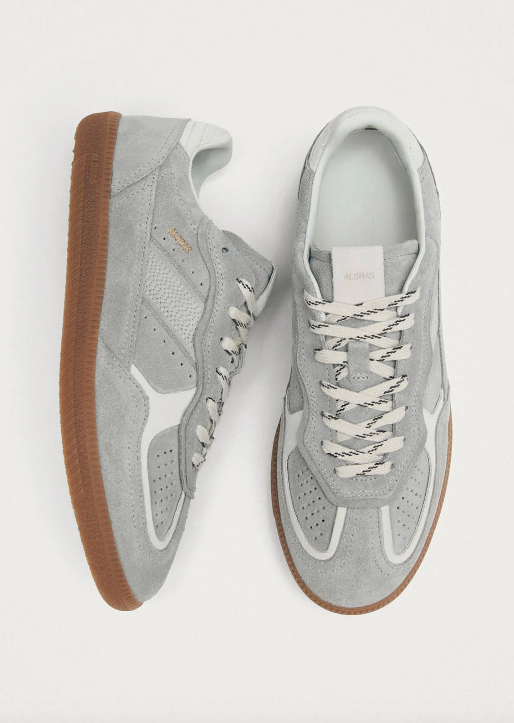 Tb.490 Rife Grey Leather Sneakers