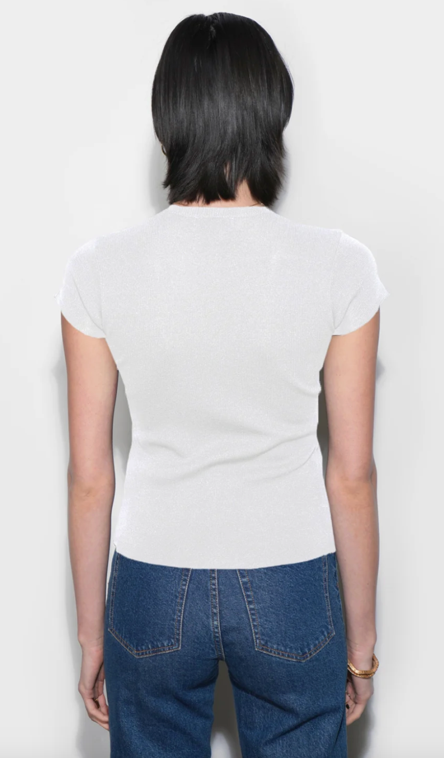 Vera Crew Neck Button Detailed Knit Top