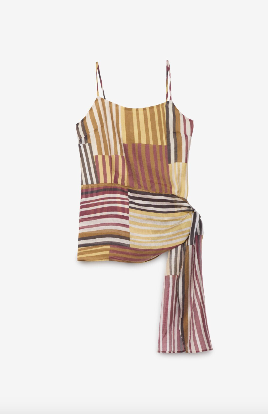 Sleeveless Top with Knot
