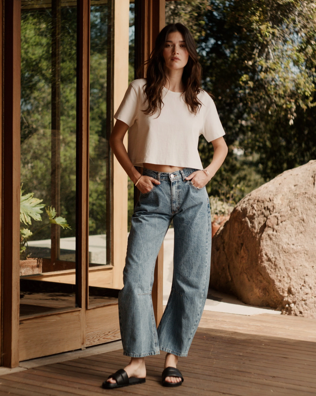 Women's Pilon Wide Jean