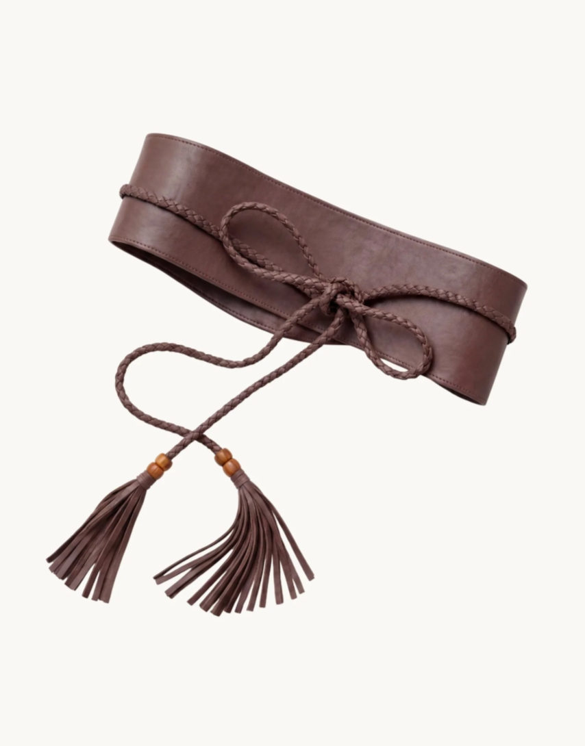 Baxter Leather Wrap Belt