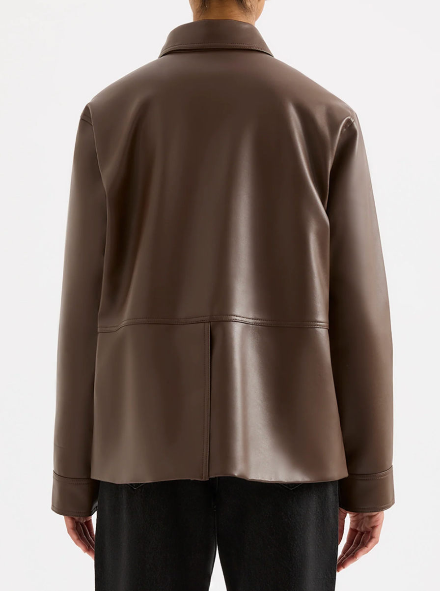 Telsey Faux Leather Jacket