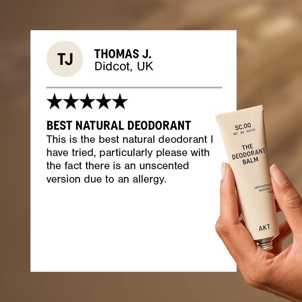 AKT London - AKT Deodorant Balm SC.00 Fragrance - Free for Sensitive Skin - Detour Boutiques