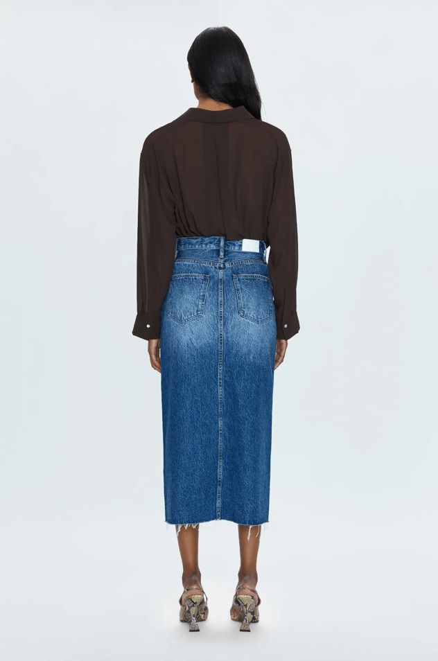 Alice Denim Midi Skirt - Detour Boutiques