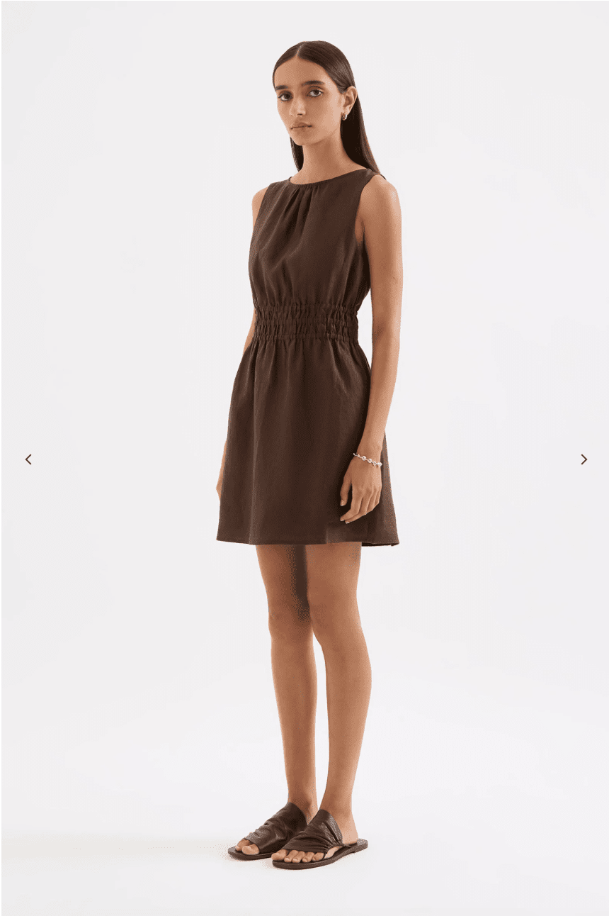 Andri Linen Mini Dress - Detour Boutiques