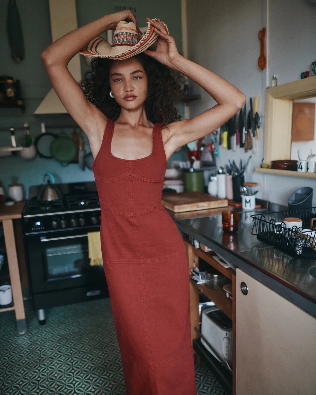 Angelique Denim Dress - Detour Boutiques