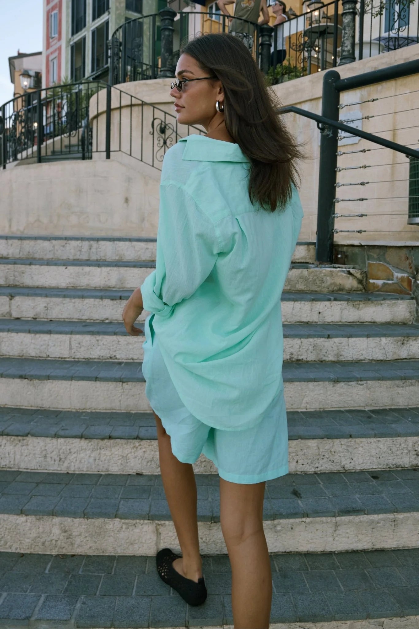Arata Mint Shirt - Detour Boutiques