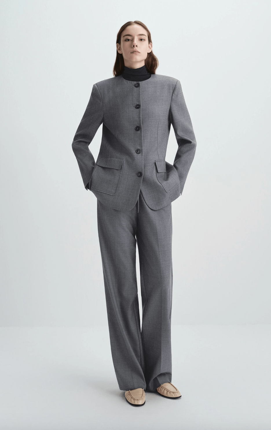 Arlin Collarless Blazer - Detour Boutiques