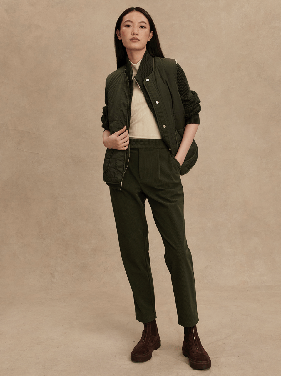 Audrea Reversible Gilet - Detour Boutiques