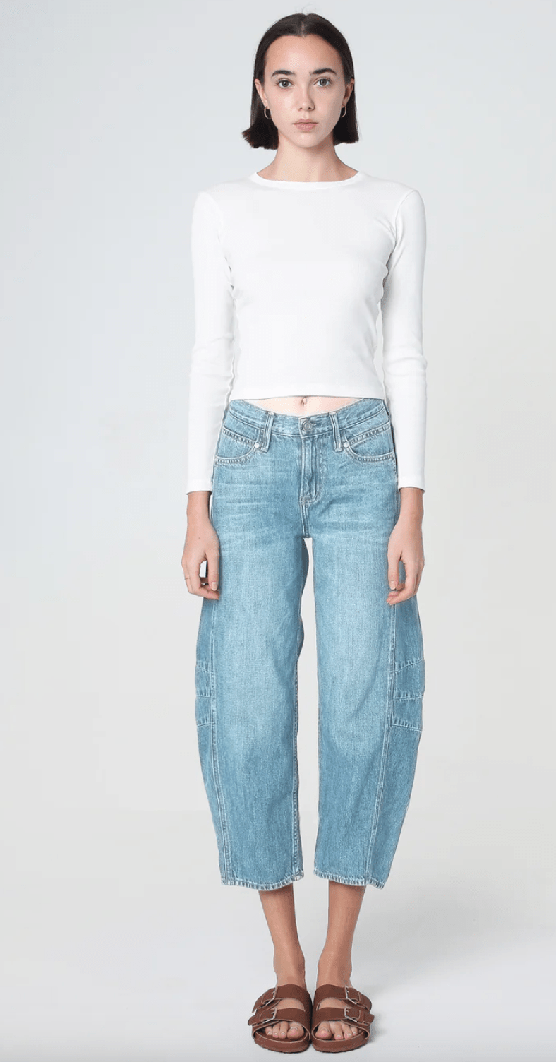 Ava Flutter Slung Fit Jeans - Detour Boutiques