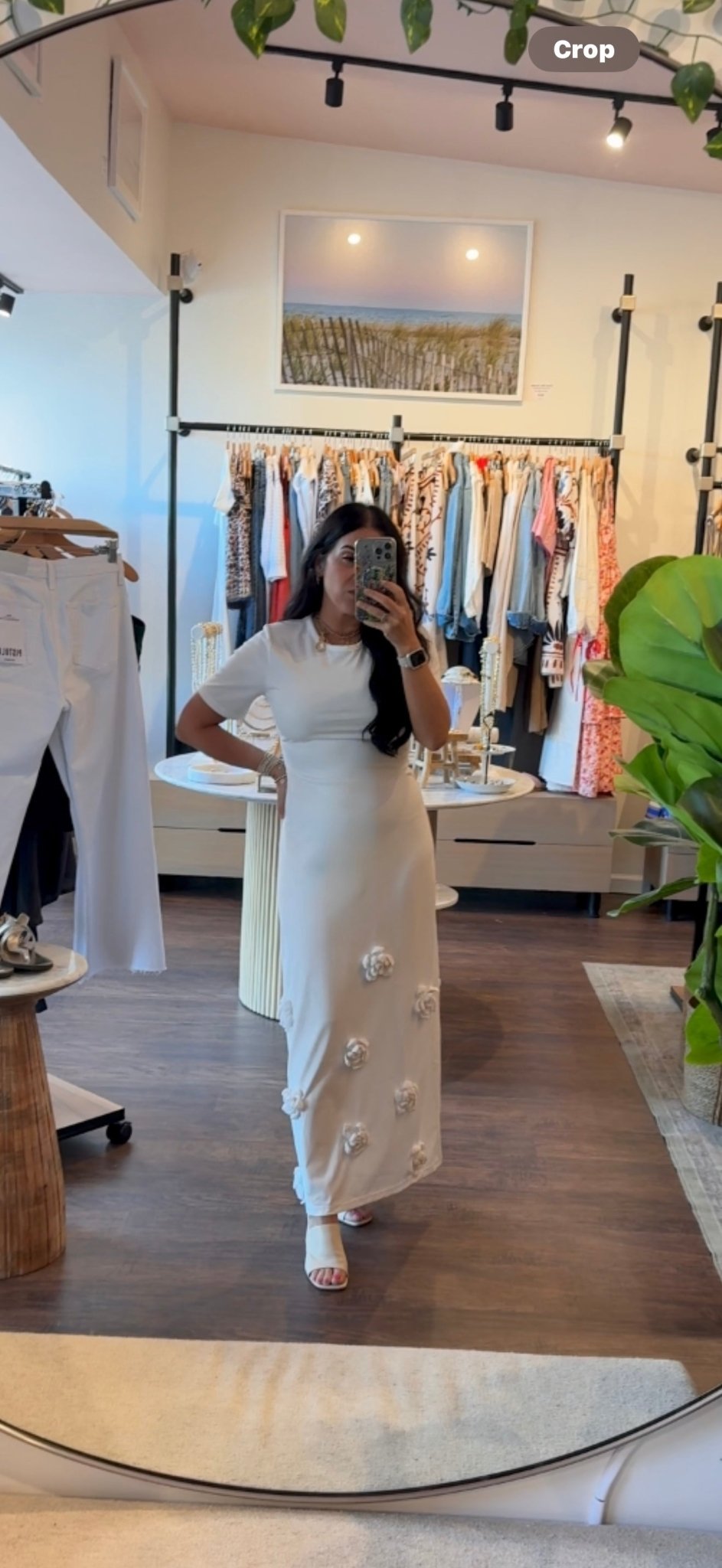 Azzurro Jersey Midi Dress - Detour Boutiques