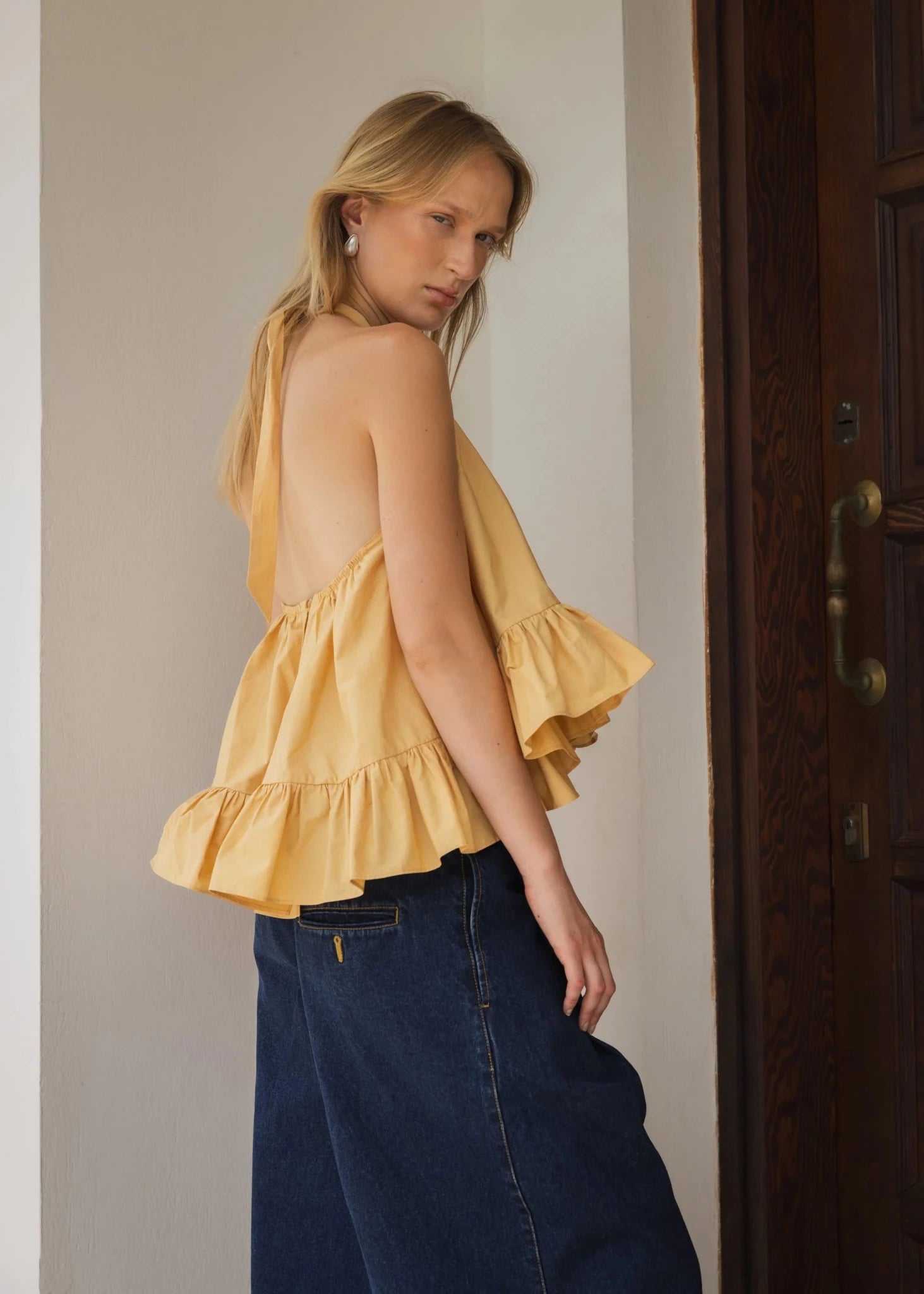 Baby Doll Frill Hem Top - Detour Boutiques
