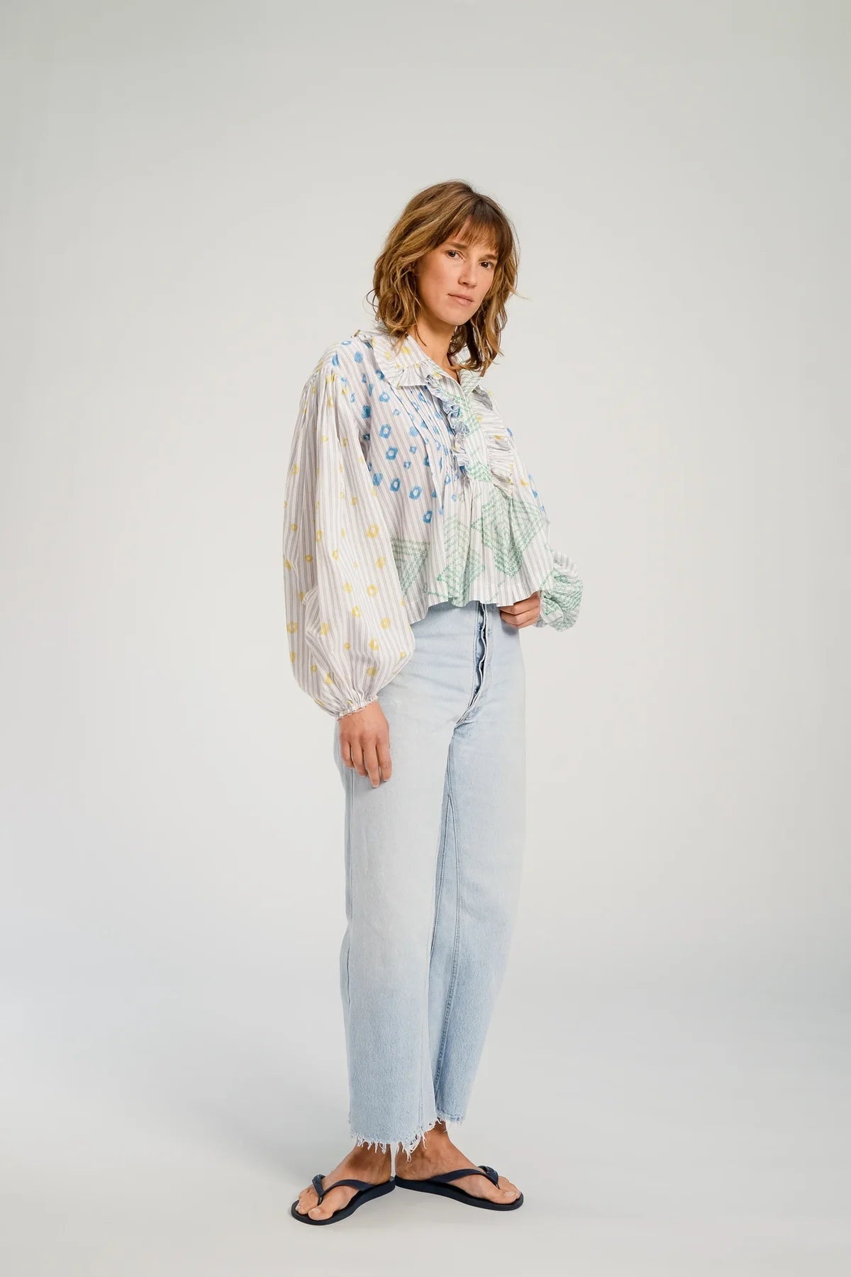 Baya Frill Blouse - Detour Boutiques