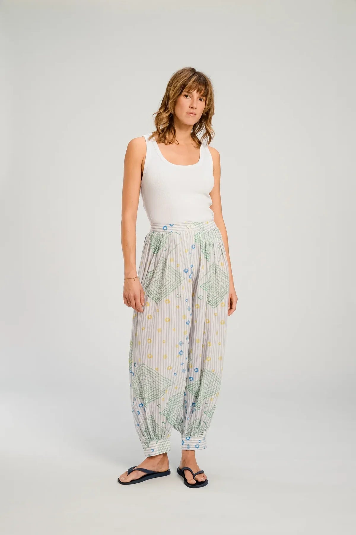 Baya Geometric Print Pant - Detour Boutiques