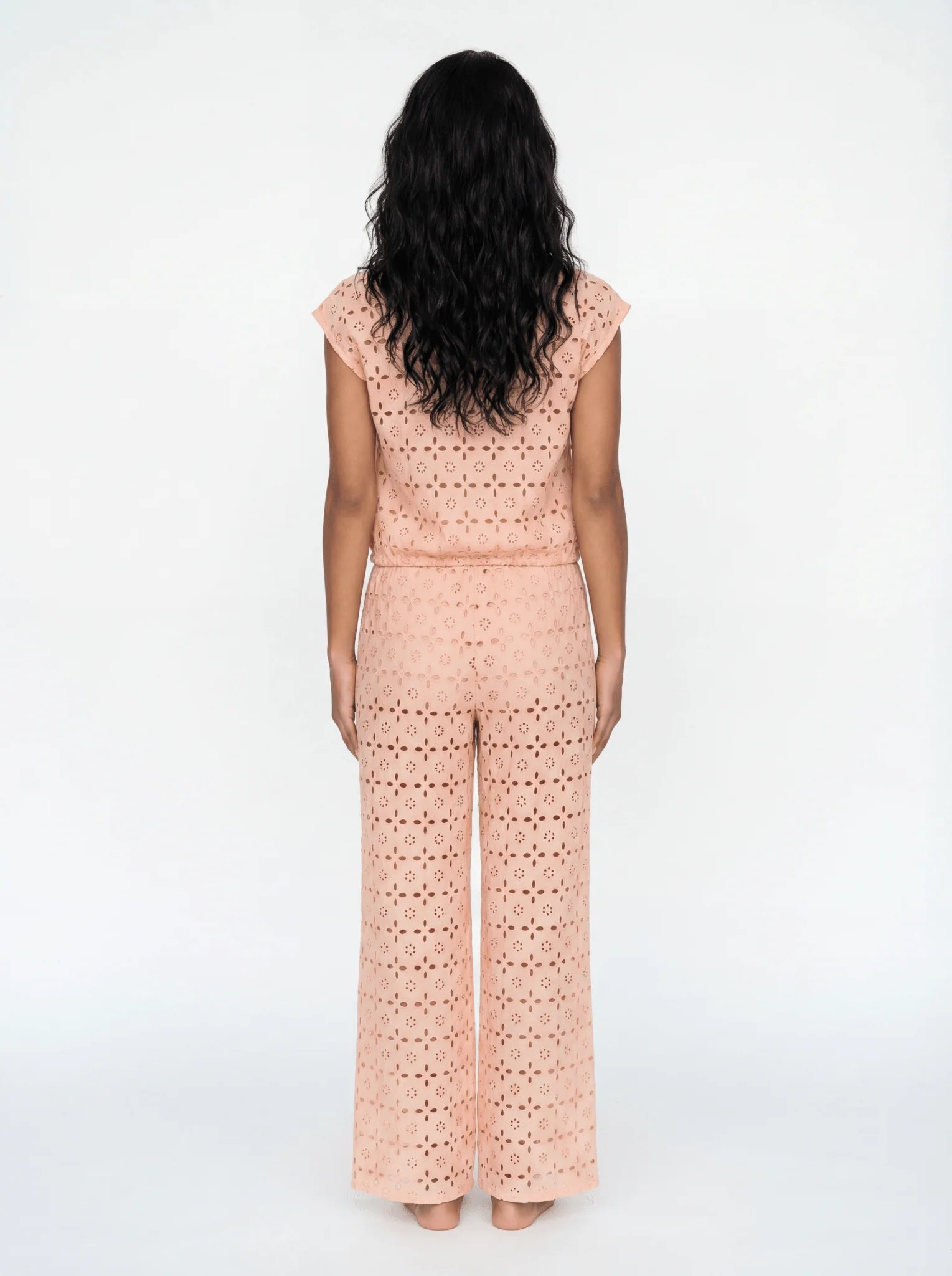 Beth Cotton Eyelet Pant - Detour Boutiques