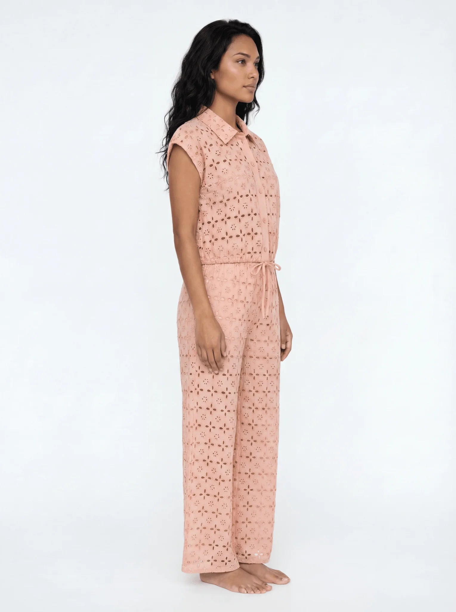 Beth Cotton Eyelet Pant - Detour Boutiques