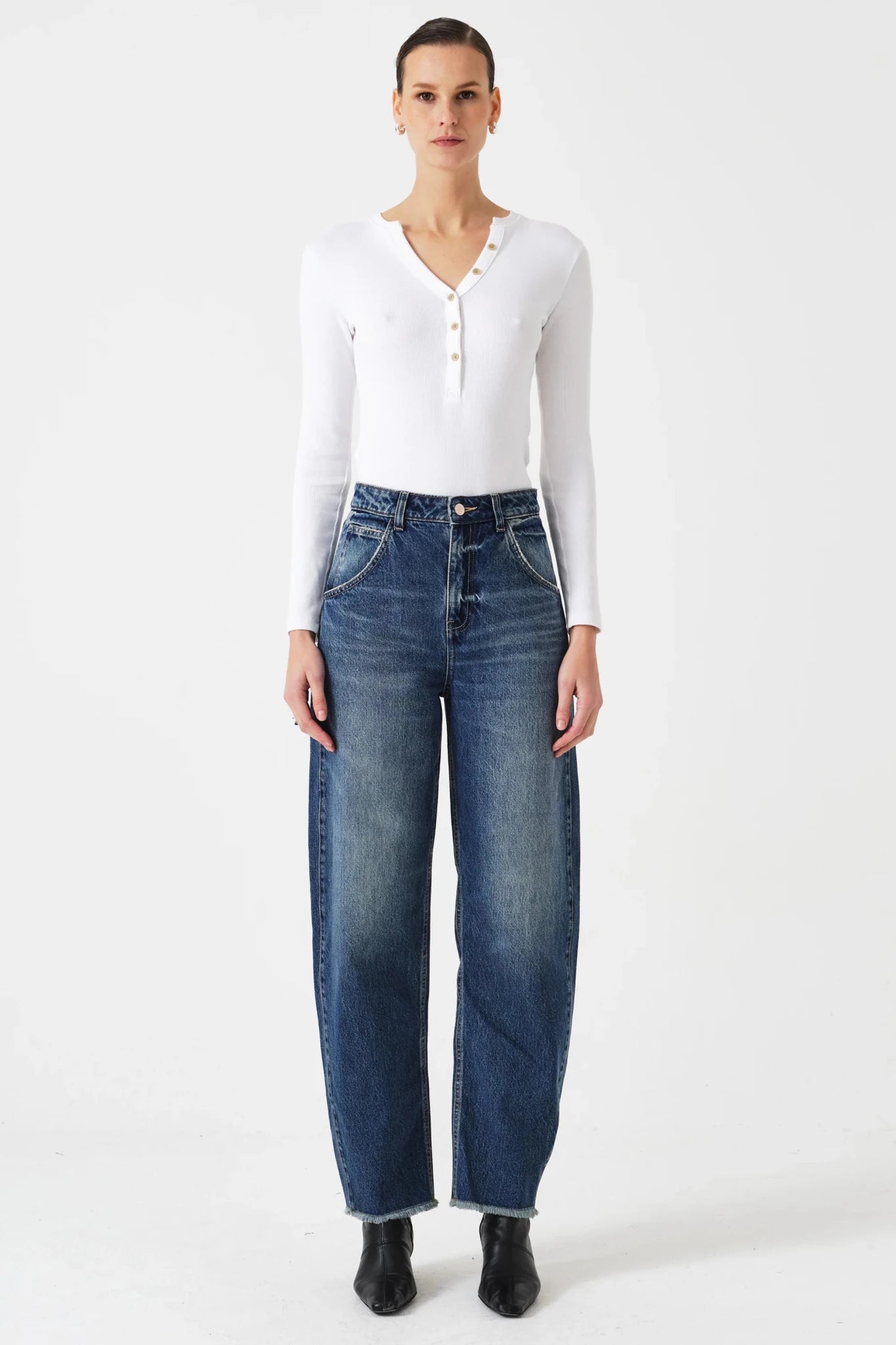 Bo Barrel Leg Jean - Detour Boutiques