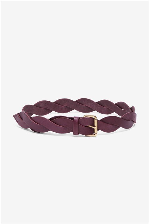 Braided Leather Belt - Detour Boutiques