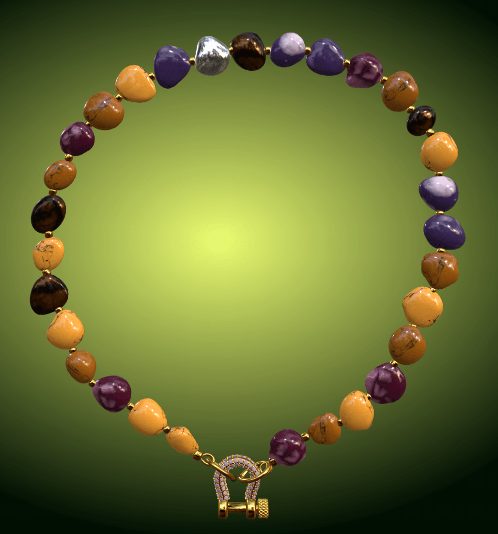 Build a Drip Mookaite Necklace - Detour Boutiques