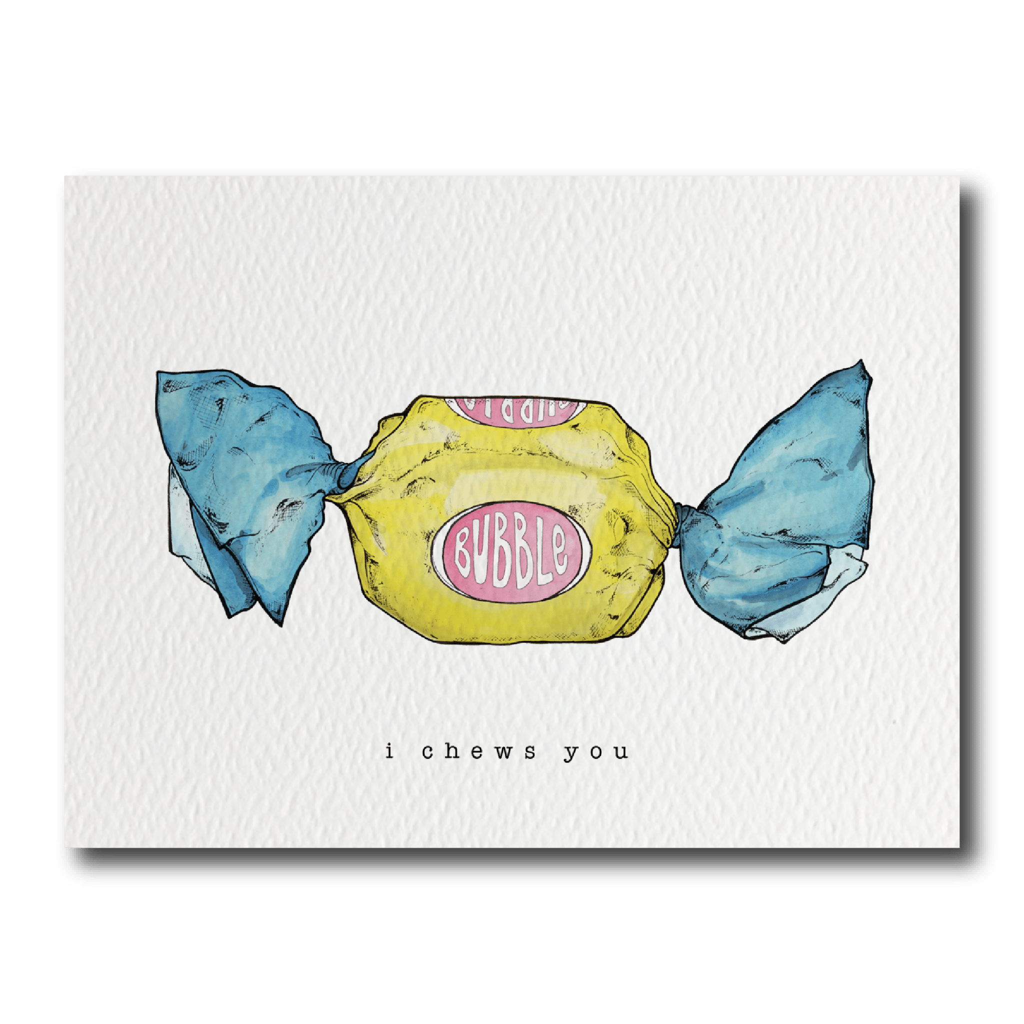 CARDS BY ALLIE - I Chews You - Detour Boutiques