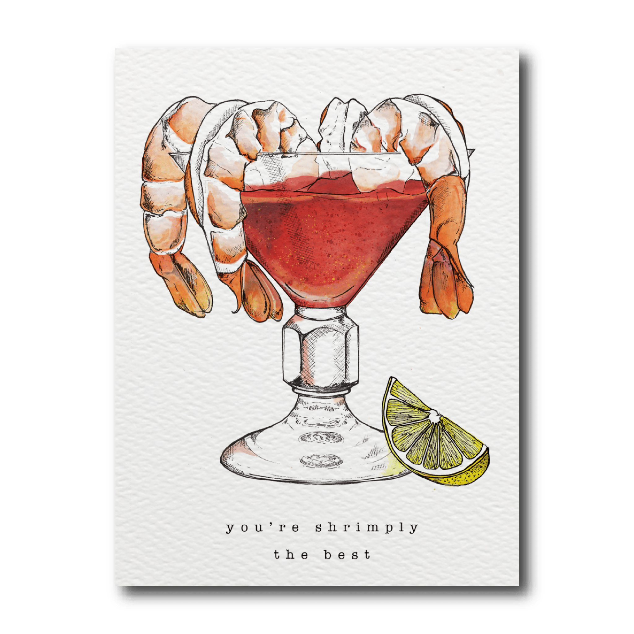 CARDS BY ALLIE - You're Shrimply the Best - Detour Boutiques