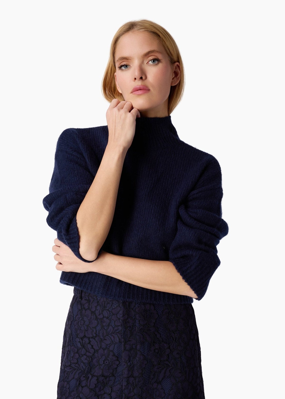 Catherine Cropped Sweater - Detour Boutiques