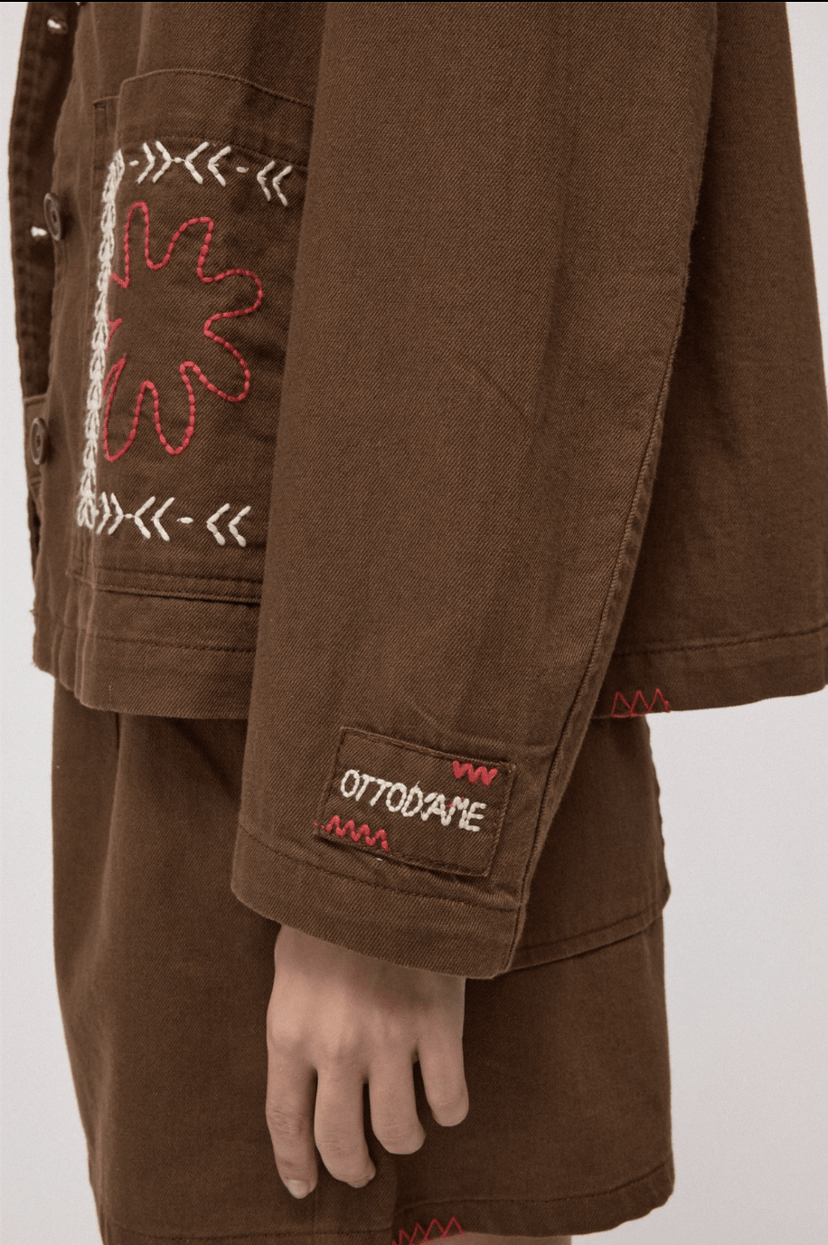 Cotton Embroidered Jacket - Detour Boutiques