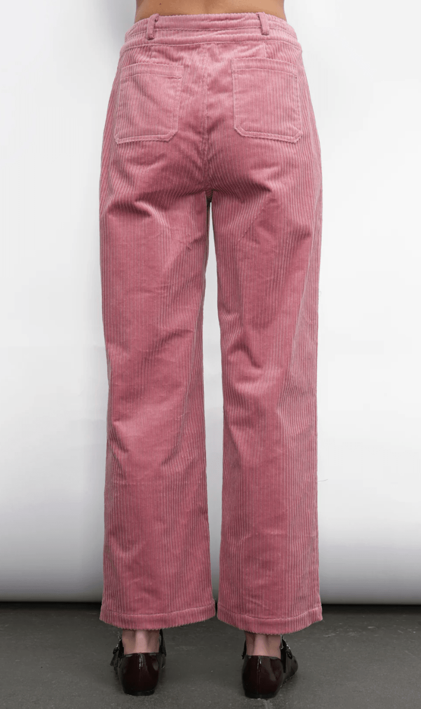 Deena Straight Leg Corduroy Pants - Detour Boutiques