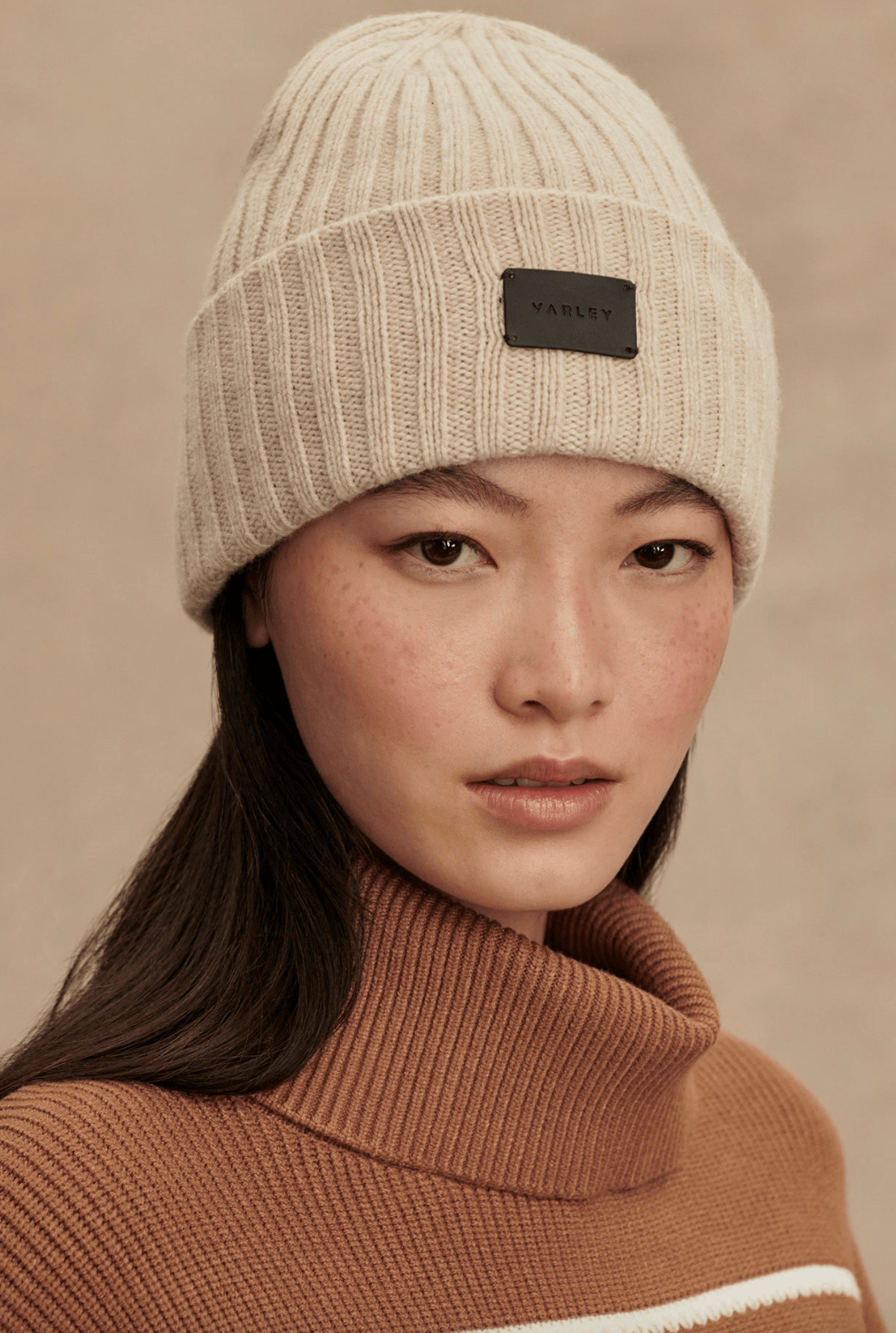 Elva chunky rib beanie - Detour Boutiques