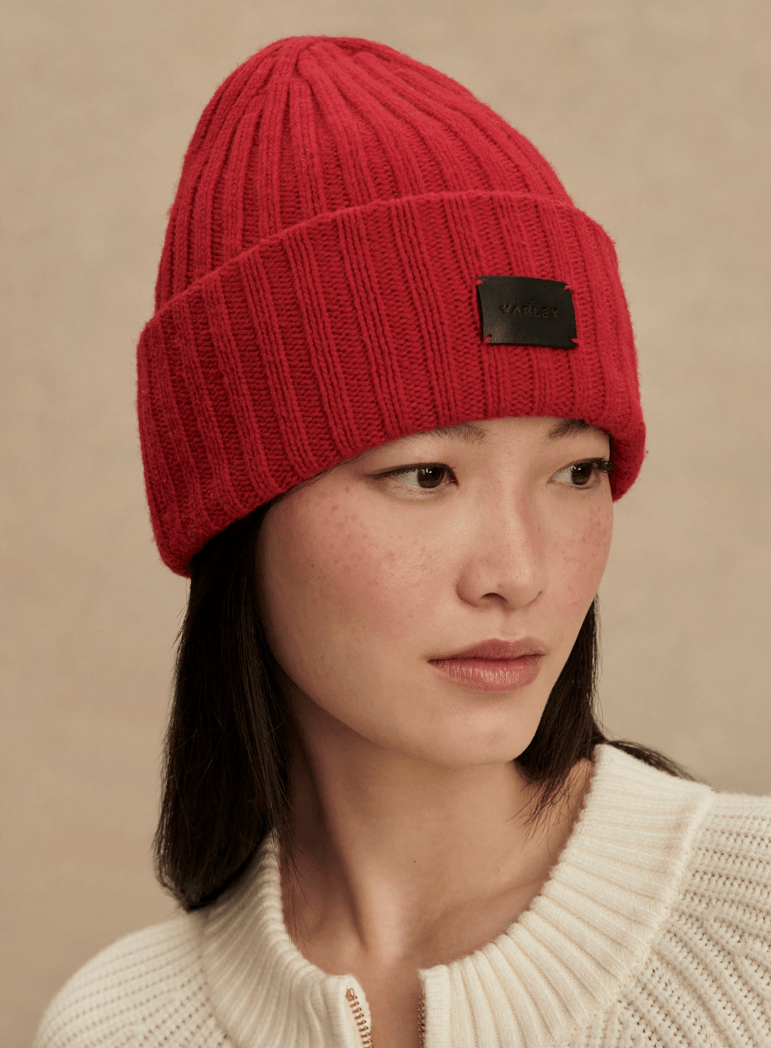 Elva chunky rib beanie - Detour Boutiques